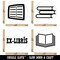 My Books Ex-Libris Reading Rubber Stamp Set for Stamping Crafting Planners